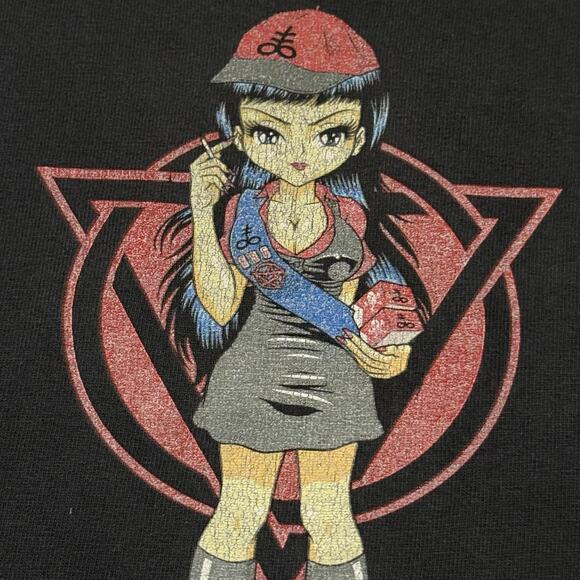 Vintage Hook-Ups Fever Girl Scout Cookie Shirt Size XL Jeremy Klein Skateboards - Picture 3 of 8